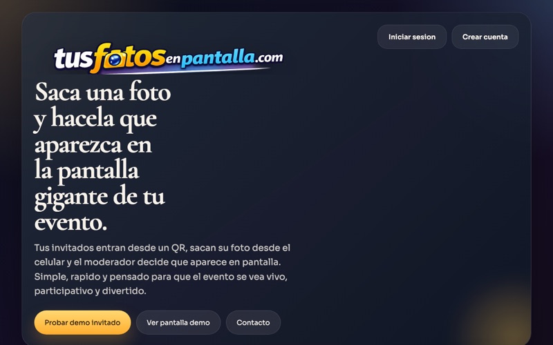 Tus Fotos en Pantalla